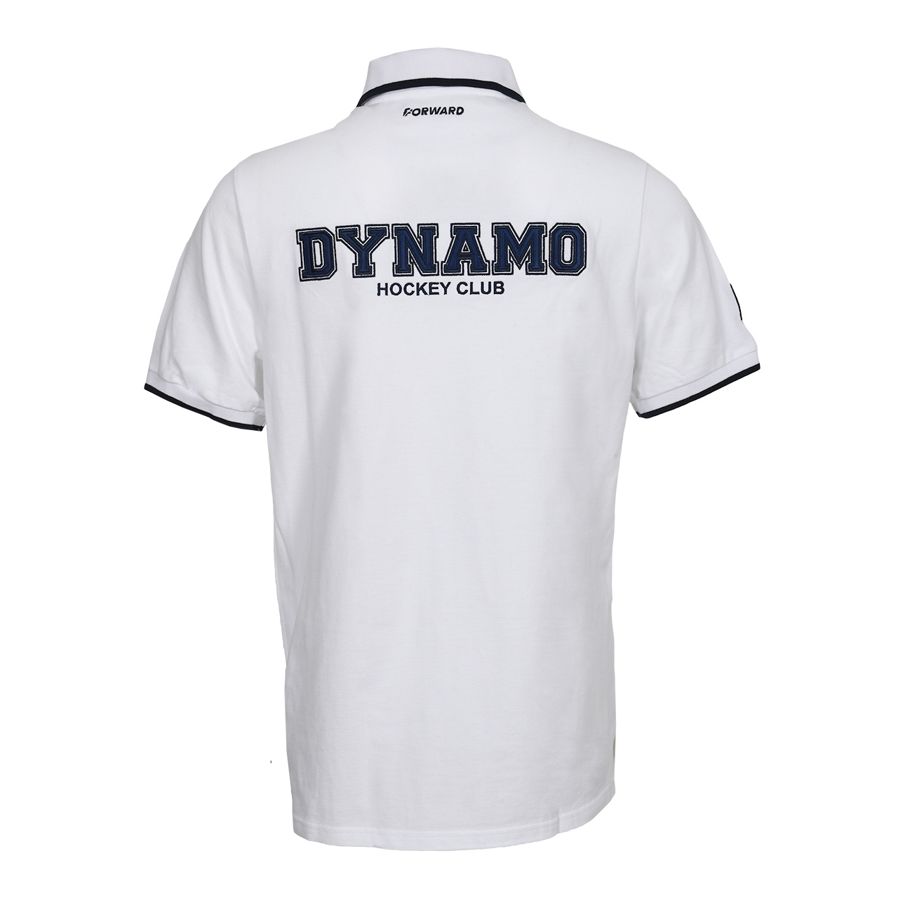 картинка Рубашка поло мужская «Д» белая  от магазина атрибутики Динамо Москва