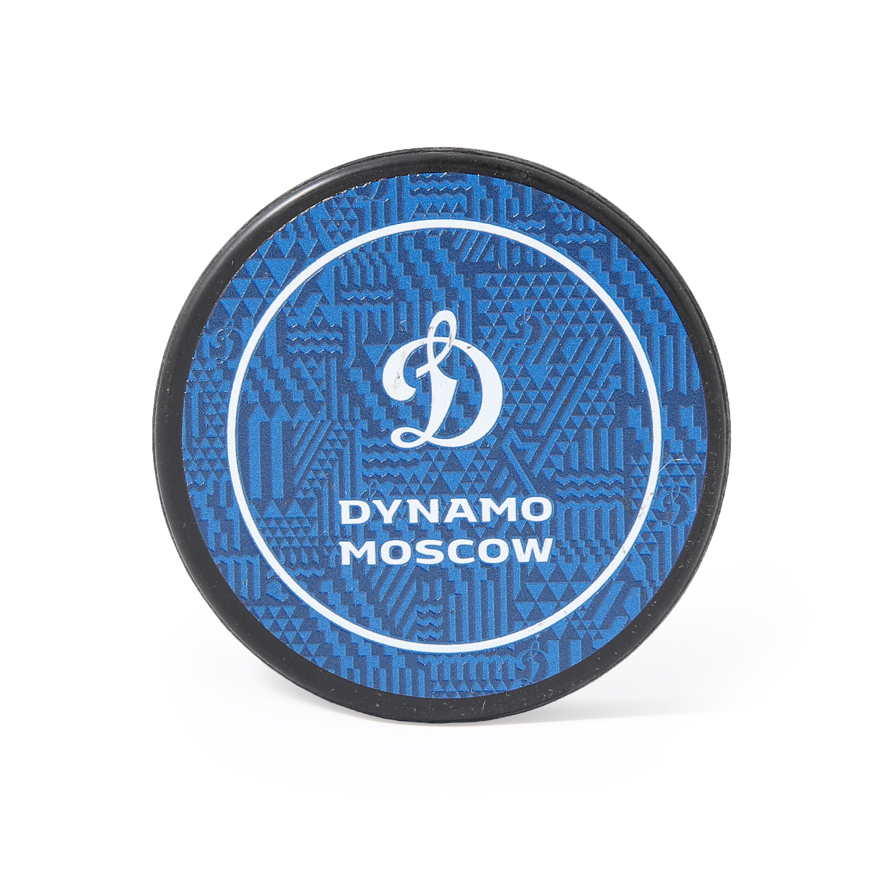 картинка Шайба сувенирная синяя «Д» от магазина атрибутики Динамо Москва