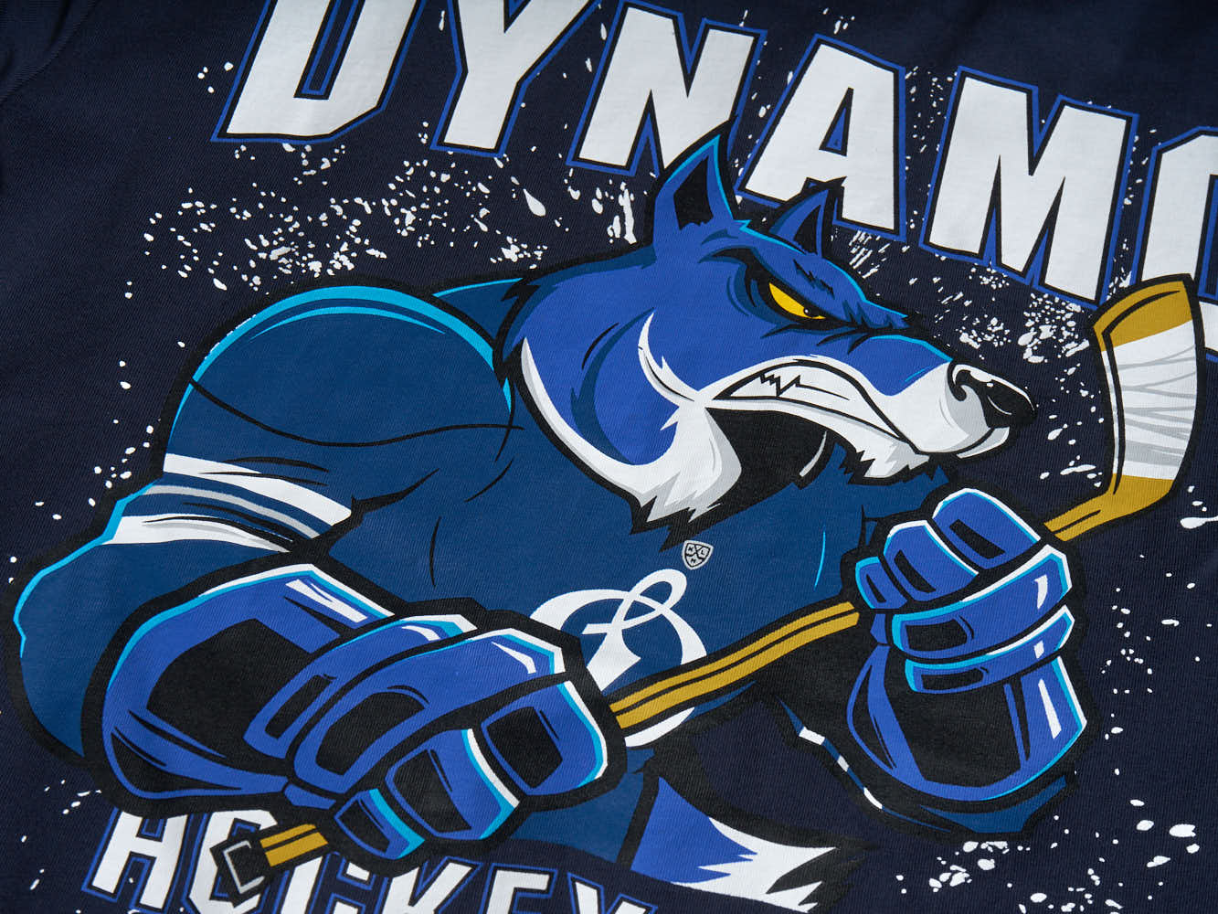 картинка Футболка синяя «Волк» от магазина атрибутики Динамо Москва